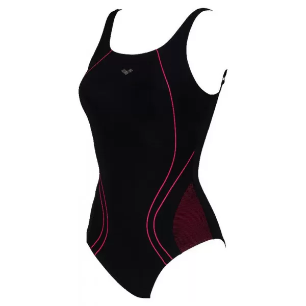 W MIRANDA U BACK ONE PIECE BLACK 