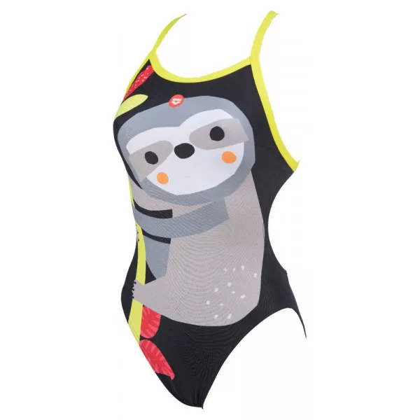 W CRAZY SLOTH LIGHT TECH BACK BLACK-SOFT GREEN 