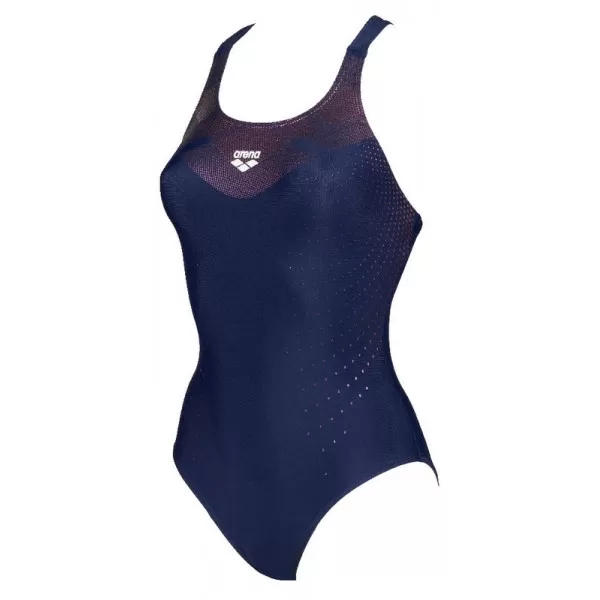 W MIRRORED V BACK ONE PIECE NAVY 