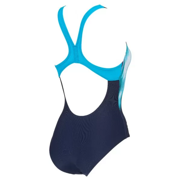 W DRAWING SWIM PRO BACK ONE NAVY 