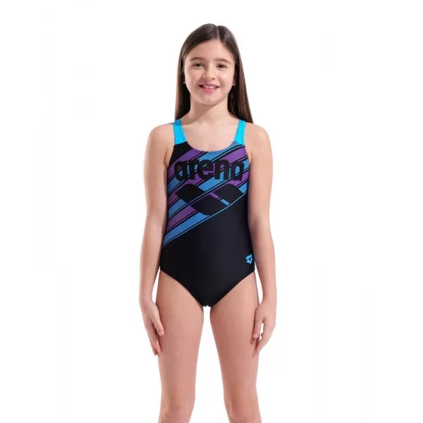 G ARENA LINES SWIMSUIT SWIM PRO BACK  BLACK 