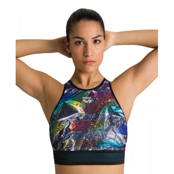 W BRA TOP CROSS BACK 
