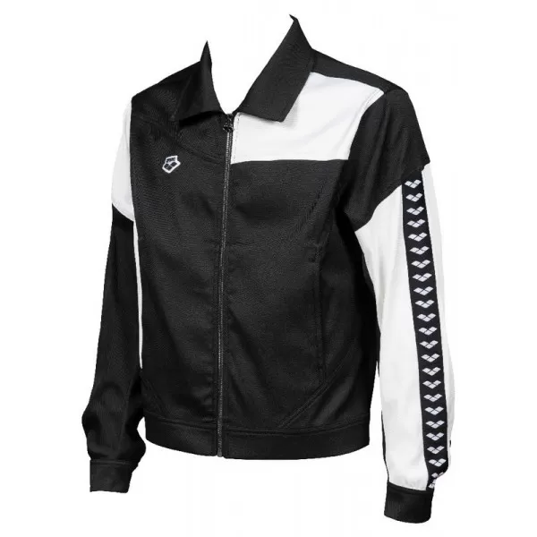 DENIM JACKET BLACK-WHITE 