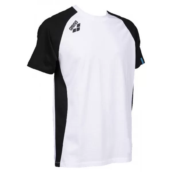TE PANEL T-SHIRT WHITE-BLACK 