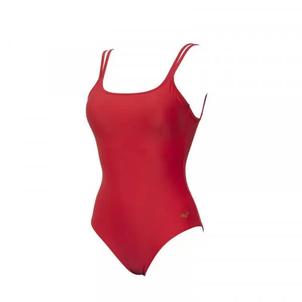 W SOLID U BACK ONE PIECE HIBISCUS-HIBISCUS 