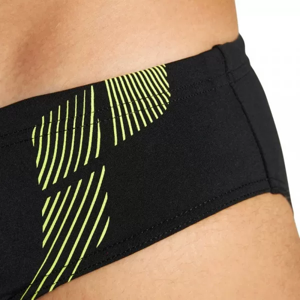 M STREAK BRIEF BLACK-SOFT GREEN MUŠKE KUPAĆE GAĆE 