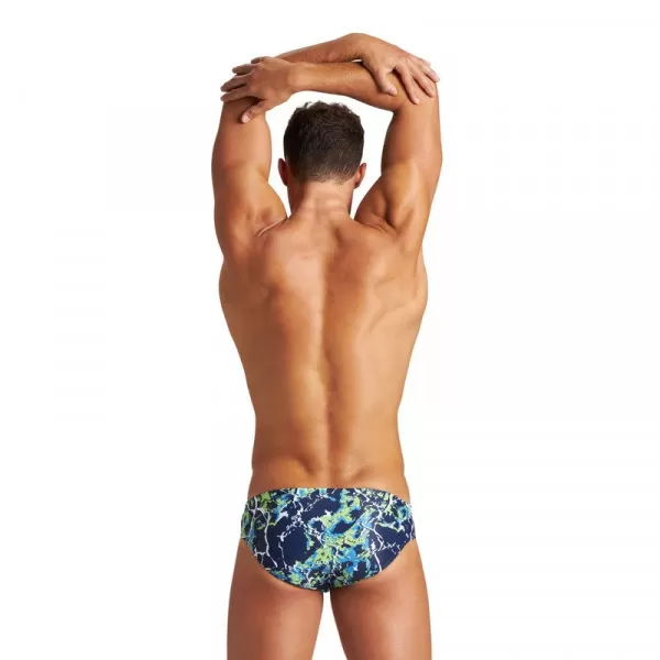 ARENA M EARTH TEXTURE BRIEF NAVY-SOFT GREEN MULTI KUPAĆE GAĆE 