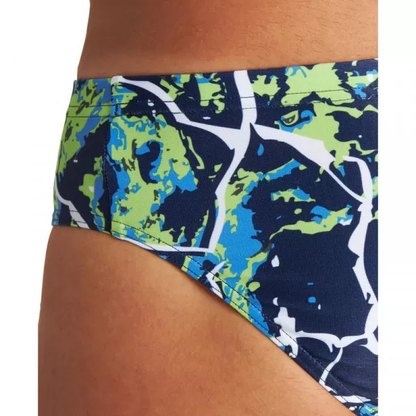 ARENA M EARTH TEXTURE BRIEF NAVY-SOFT GREEN MULTI KUPAĆE GAĆE 