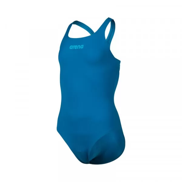 GIRLS TEAM SWIMSUIT SWIM PRO SOLID BLUE COSMO 