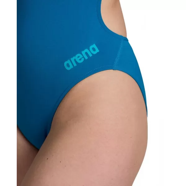 WOMENS TEAM SWIMSUIT CHALLENGE SOLID 600-BLUE COSMO 