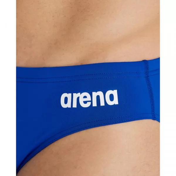 M TEAM SWIM BRIEFS SOLID ROYAL-WHITE 
