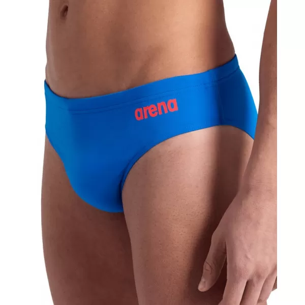 MENS TEAM SWIM BRIEFS SOLID BLUE RIVER 
