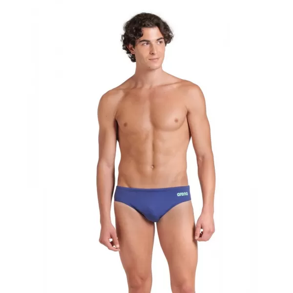 M TEAM SWIM BRIEFS SOLID PLUM 