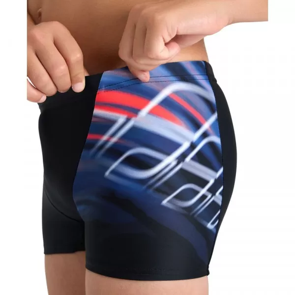 B ARENA SHADING JR SWIM SHORT BLACK 