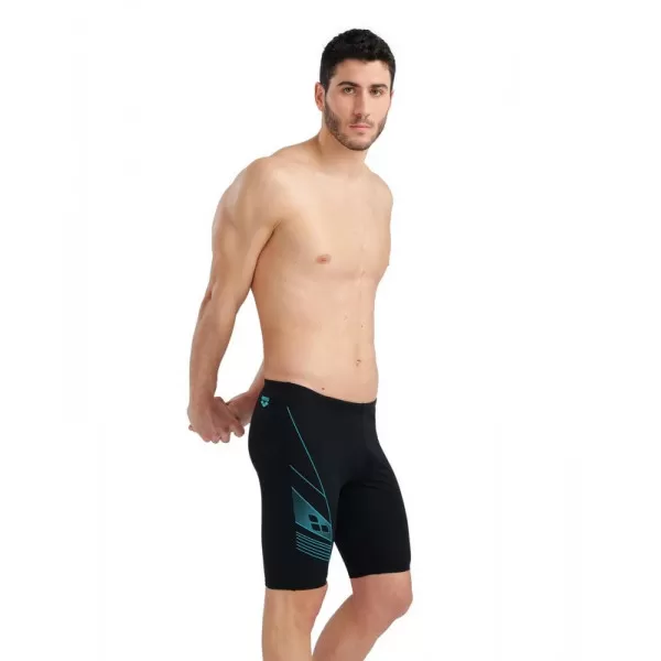 M SWIM JAMMER GRAPHIC BLACK 