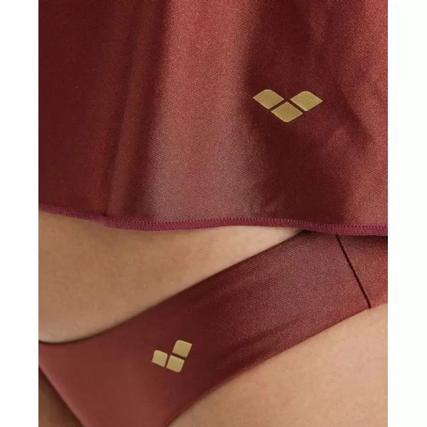W GLITTER TRIANGLE TANKINI BURNT 