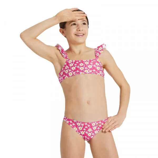 G PRINTED FRILL JR BRA 2PSC FREAK ROSE 