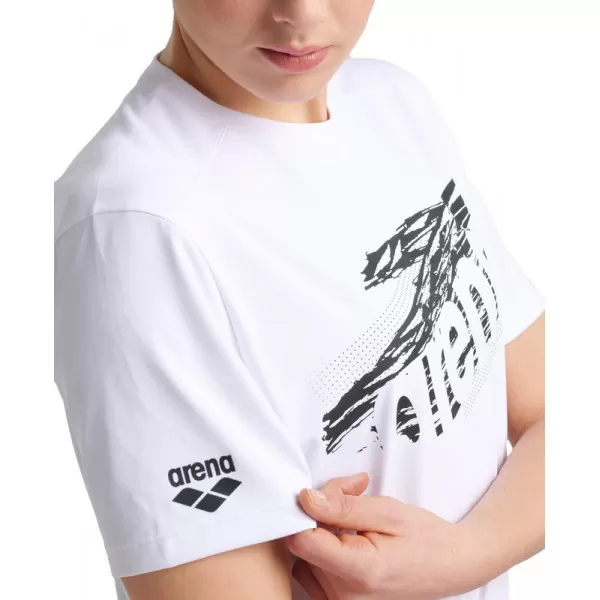 ARENA T-SHIRT LOGO WHITE 