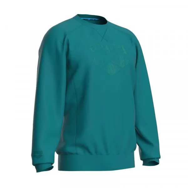 CREW SWEAT LOGO GREEN LAKE 