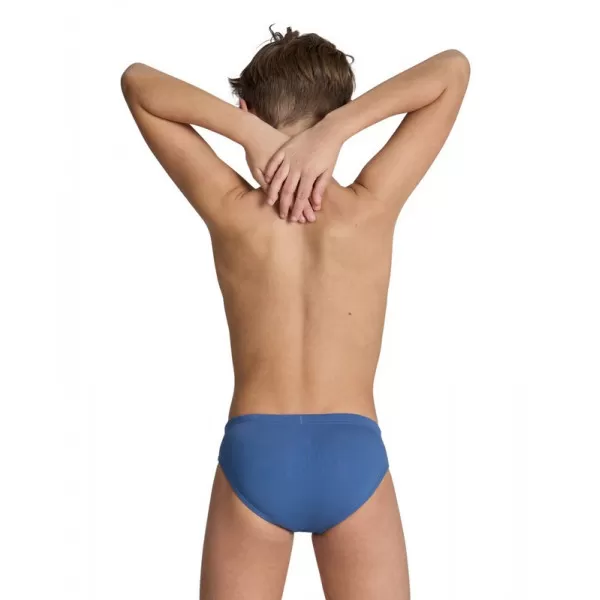 BOYS SWIM BRIEFS GRAPHIC 535-GREY BLUE-SOFT GREEN 