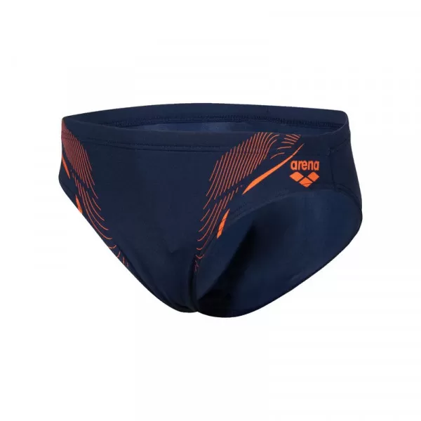 B SWIM BRIEF GRAPHIC NAVY-MANGO DEČIJE KUPAĆE GAĆE 