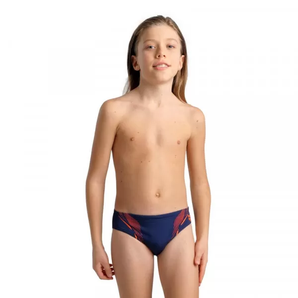 B SWIM BRIEF GRAPHIC NAVY-MANGO DEČIJE KUPAĆE GAĆE 