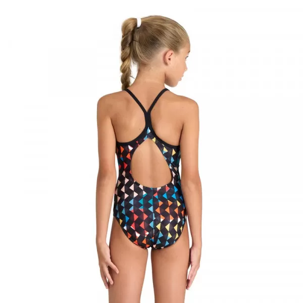 GIRL'S ARENA CARNIVAL SWIMSUIT LIGHTDROP BACK 