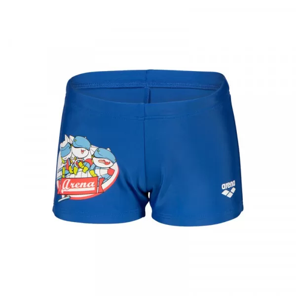 KIDS BOYS ARENA FRIENDS SWIM SHORT ROYAL A 