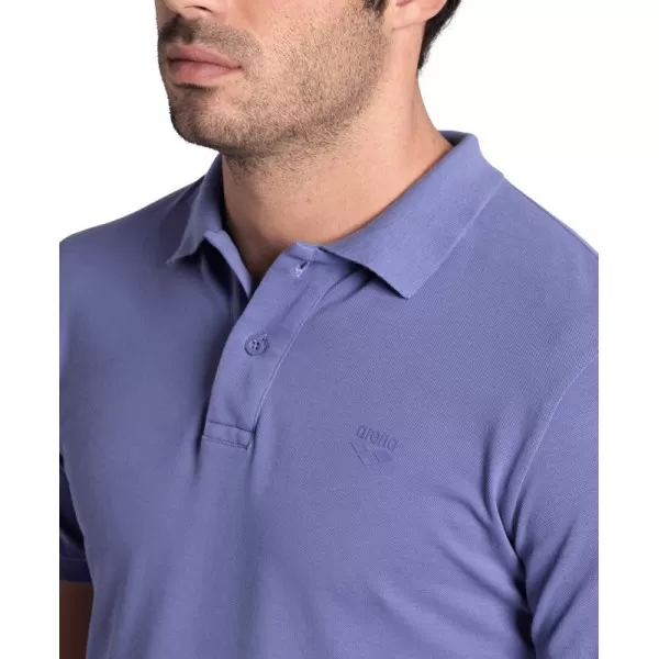 M POLOSHIRT SOLID COTTON PIQUET PURPLE 