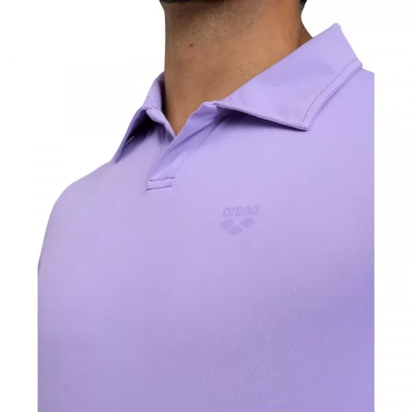 M POLOSHIRT SOLID LAVANDA-DARK LAVANDA 