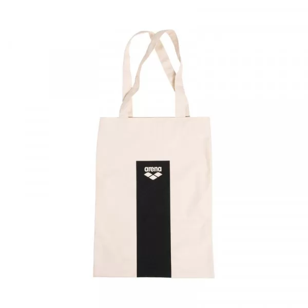 CANVAS TOTE BAG NATURAL-BLACK 