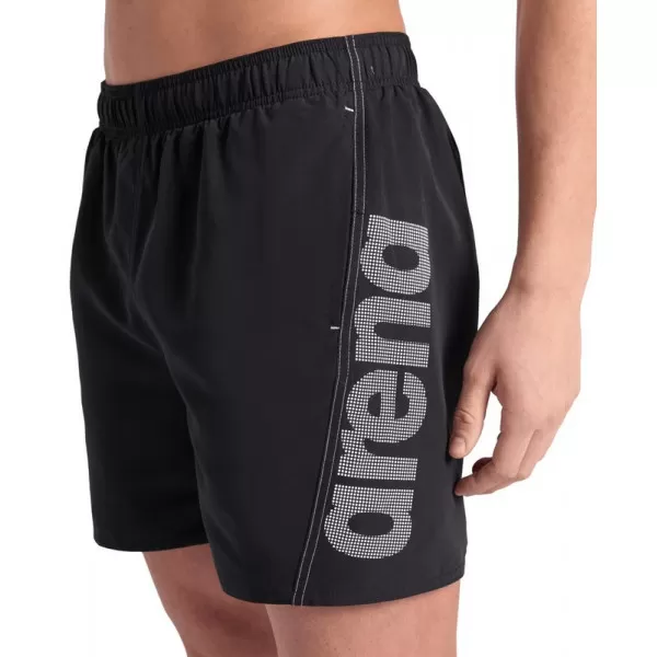 FUNDAMENTALS ARENA LOGO BOXER R 511-BLACK-WHITE 