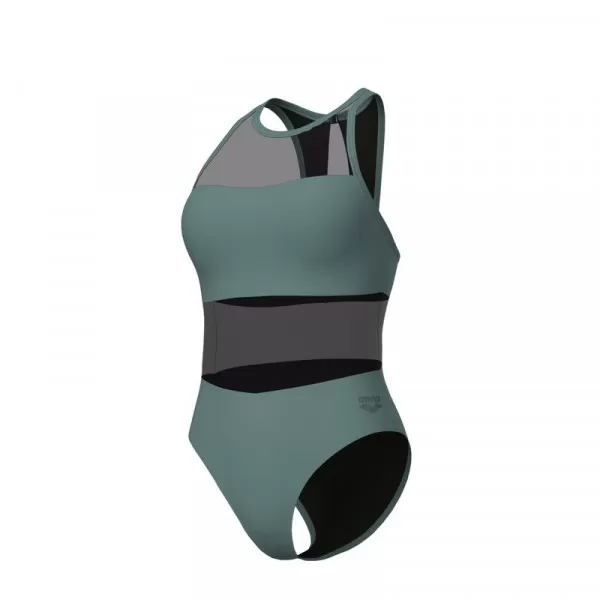 W ARENA MESH PANELS SWIMSUIT 