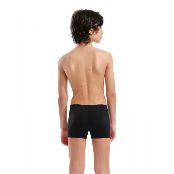 B ARENA BRIGHT SWIM SHORT BLACK-TEAM ORANGE 