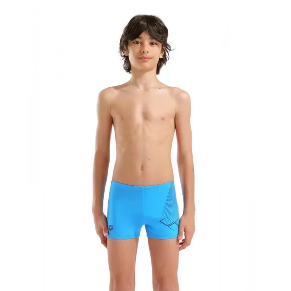 B ARENA BRIGHT SWIM SHORT TURQUUOISE-NAVY 