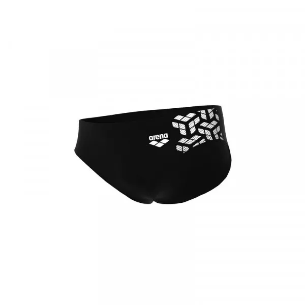 BOYS ARENA ARENA KIKKO V SWIM BRIEFS GRAPHIC BLACK-WHITE 