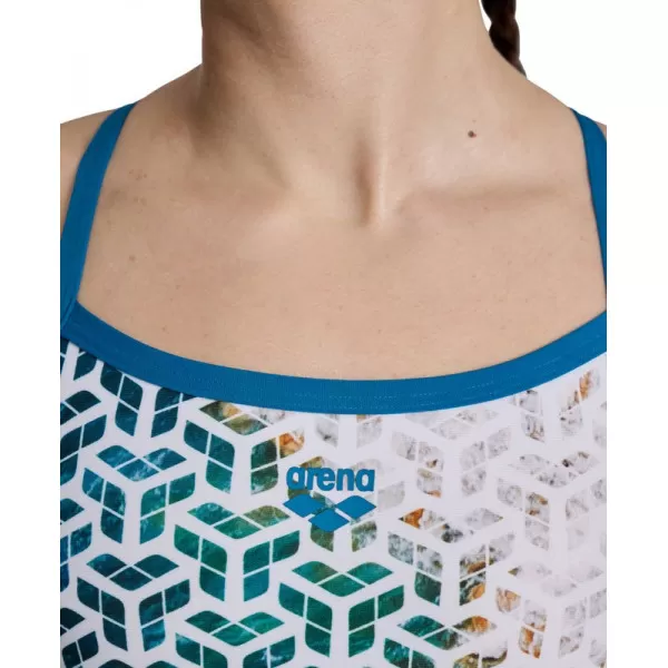 W  ARENA PLANET WATER SWIMSUIT BLUE-COSMO 