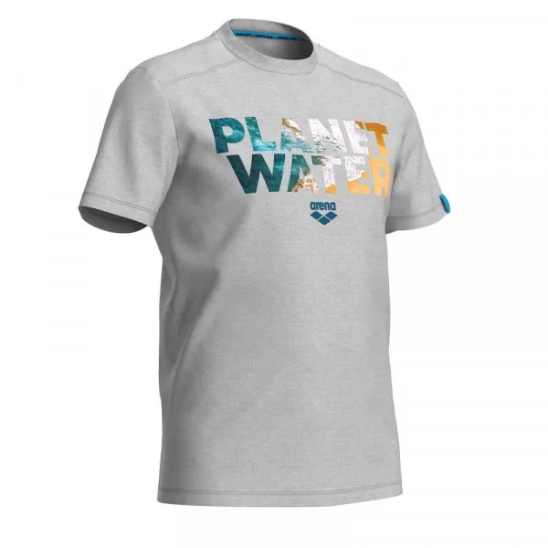 ARENA PLANET WATER T-SHIRT MEDIUM GREY HEATHER 