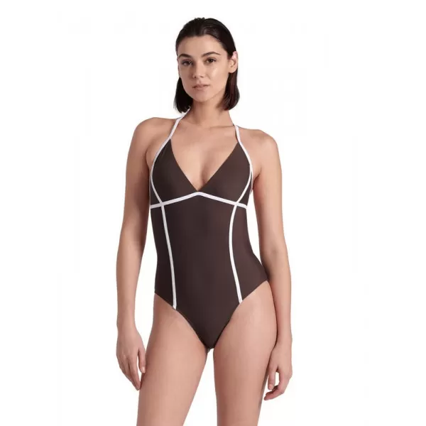 W ARENA PRO_FILE SWIMSUIT TIE BACK 