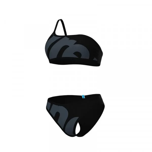 W ARENA LOGO SINGLE SHOULDER BIKINI 