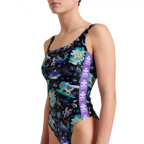 W ARENA FUN PLANET SWIMSUIT U BACK 