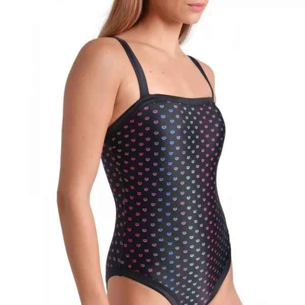 W ARENA RAINBOW MONOGRAM SWIM 