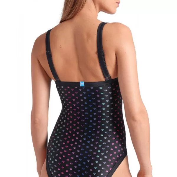W ARENA RAINBOW MONOGRAM SWIM 