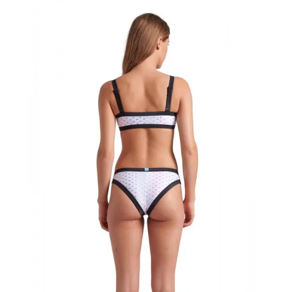 W ARENA RAINBOW MONOGRAM BIKINI 