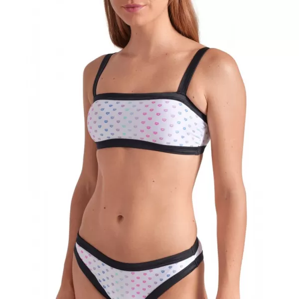 W ARENA RAINBOW MONOGRAM BIKINI 