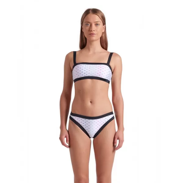 W ARENA RAINBOW MONOGRAM BIKINI 