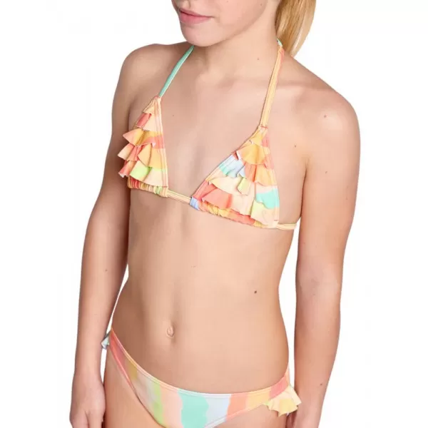 GIRLS' ARENA WATER PRINT BIKINI TRI 