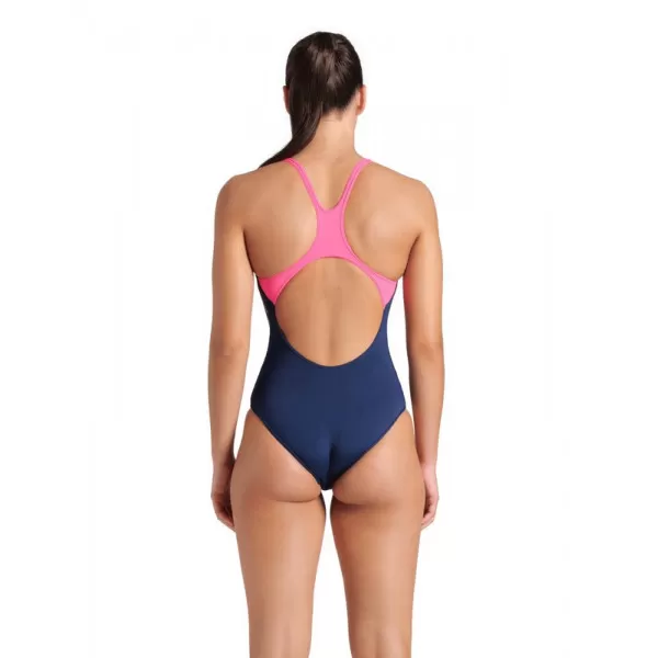 W ARENA REFLECTING SWIMSUIT SWIM PRO BACK NAVY 