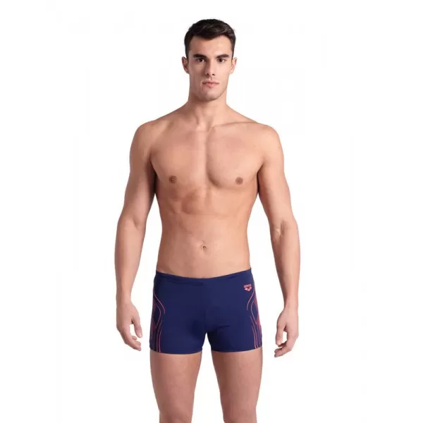MENS ARENA REFLECTING SWIM SHORT NAVY 