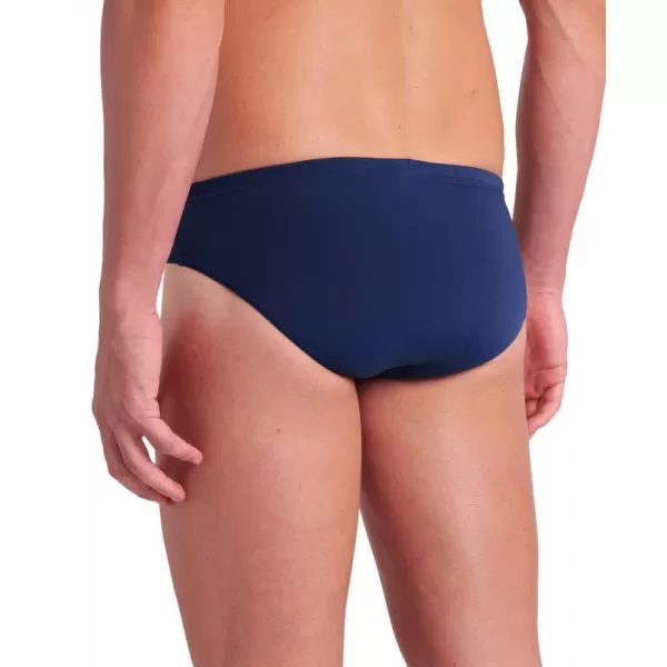 MENS ARENA REFLECTING SWIM BRIEFS NAVY-WHITE 
